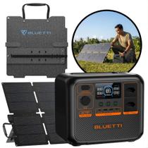 Kit Estação Portátil Ac70p 110v + Painel Solar 130w Bluetti