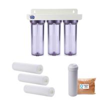 Kit Estágio Extra Carcaças Polipropileno Resina Água Pura