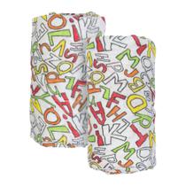 Kit estampadinho branco 2pçs para bebê