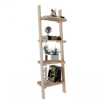 Kit Estante 4 Planos Exclusivo Decorativo Design Minimalista E Cabideiro Araras Pinus Para Roupas E