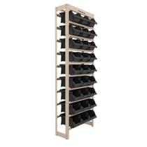 Kit Estante Gaveteiro com 27 Gavetas Nr. 5 Preto Presto