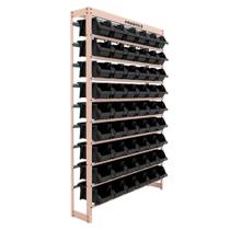 Kit Estante Gaveteiro Organizador 54/5 Preto