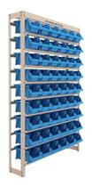 Kit Estante Gaveteiro Organizador c/ 54 gavetas Nº5 Azul 2326 Presto Kit Estante Gaveteiro Organizador c/ 54 gavetas Nº5 Azul 2326 Presto