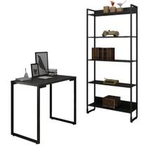 Kit Estante Multiuso Porto e Mesa Para Computador