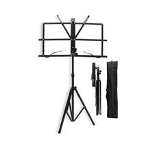 Kit estante partitura pastas pedestal suporte cavalete desmontável hinário igreja com bag