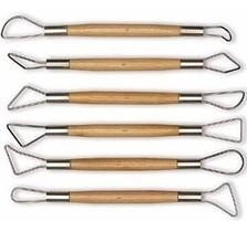 Kit Esteca Arame Ponta Dupla Para Modelagem 06 Peças Sft062 Kit Esteca Arame Ponta Dupla Para Modelagem 06 Peças Sft062