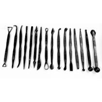 Kit Estecas 16 pçs biscuit, artesanato Kit Estecas 16 pçs biscuit, artesanato