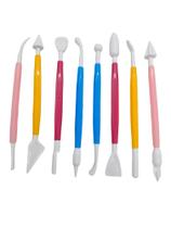Kit Estecas Para Pastas Massas Argilas Modelagem 8 Peças