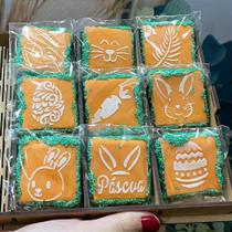 Kit Estêncil Páscoa para Biscoitos e Doces com Cortador - D250353 - Nº 520 Kit Estêncil Páscoa para Biscoitos e Doces com Cortador - D250353 - Nº 520