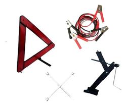 Kit Estepe Completo Macaco Chave De Roda Cabo Triangulo Pró