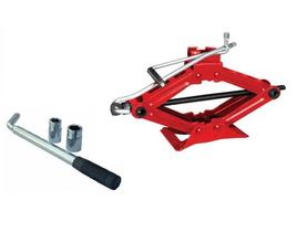 Kit Estepe Macaco Sanfona 1000 Kg + Chave Roda Alongável