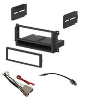 Kit estéreo para carro ASC Single Din com cablagem e antena Kit estéreo para carro ASC Single Din com cablagem e antena