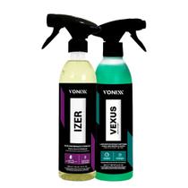 Kit Estetica Automotiva Vonixx Vexus Limpa Motor Rodas E Izer Descontaminador De Ferro 500ml Kit Estetica Automotiva Vonixx Vexus Limpa Motor Rodas E Izer Descontaminador De Ferro 500ml