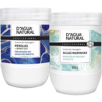 Kit estética creme pérolas nano Q10 E algas marinhas 650G