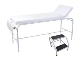 Kit Estética- Maca Fixa Com Suporte E Escadinha Estética Hospitalar