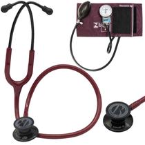 Kit Estetoscópio BIC Eternity + Esfigmomanômetro Pamed Com Bolsa - Enfermagem e Medicina