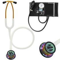 Kit Estetoscópio BIC Eternity + Esfigmomanômetro Pamed Com Bolsa - Enfermagem e Medicina