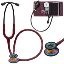 Kit Estetoscópio BIC Eternity + Esfigmomanômetro Pamed Com Bolsa - Enfermagem e Medicina