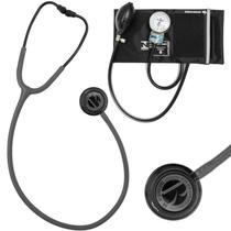 Kit Estetoscópio BIC Eternity + Esfigmomanômetro Pamed Com Bolsa - Enfermagem e Medicina Kit Estetoscópio BIC Eternity + Esfigmomanômetro Pamed Com Bolsa - Enfermagem e Medicina
