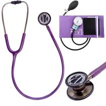 Kit Estetoscópio BIC Eternity + Esfigmomanômetro Pamed Com Bolsa - Enfermagem e Medicina