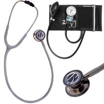 Kit Estetoscópio BIC Eternity + Esfigmomanômetro Pamed Com Bolsa - Enfermagem e Medicina