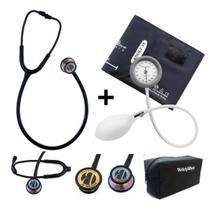 Kit Estetoscópio Bic Rainbow + Esfigmo Welch Allyn Ds44
