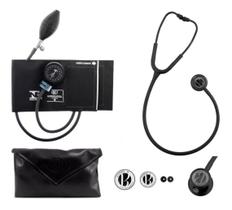 Kit Estetoscopio Duplo Cardiologico + Medidor De Pressão Bic