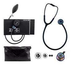 Kit Estetoscopio Duplo Cardiologico + Medidor De Pressão Bic