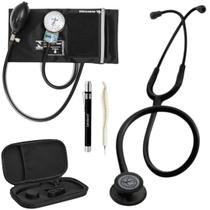 Kit Estetoscópio Littmann Classic III + Esfigmomanômetro + Case + Lanterna Clínica + Caneta de Osso Kit Estetoscópio Littmann Classic III + Esfigmomanômetro + Case + Lanterna Clínica + Caneta de Osso