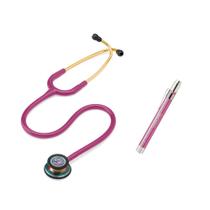 Kit Estetoscópio Littmann Classic lll + Lanterna Clínica - Cores Variadas