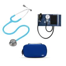 Kit Estetoscópio Littmann + Esfigmo + Case - Cores Variadas