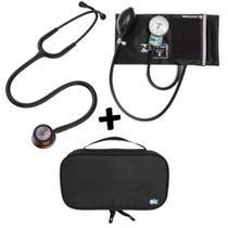 Kit Estetoscópio Littmann + Esfigmo + Case - Cores Variadas