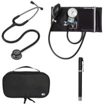 Kit Estetoscopio Littmann + esfigmo + case + Laterna - Cores Variadas - LIttmann - 3m