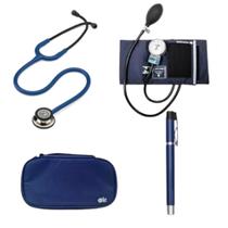 Kit Estetoscopio Littmann + esfigmo + case + Laterna - Cores Variadas