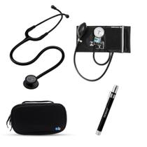 Kit Estetoscopio Littmann + esfigmo + case + Laterna - Cores Variadas