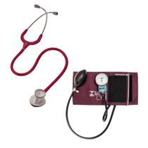 Kit Estetoscópio Littmann Lightweight + Esfigmomanômetro Pamed - Cores Variadas Kit Estetoscópio Littmann Lightweight + Esfigmomanômetro Pamed - Cores Variadas