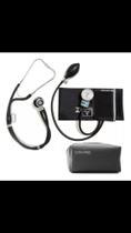 Kit estetoscópio mas medidor de pressão adulto