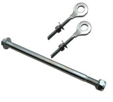 Kit Esticador Corrente honda BIZ 125 com Eixo Roda Traseiro