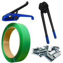 Kit Esticador + Selador + Selo + Fita De Arquear Pet 16mm