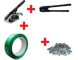 Kit - Esticador + Selador + Selo + Fita De Arquear Pet 16mm Kit - Esticador + Selador + Selo + Fita De Arquear Pet 16mm
