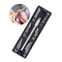 Kit Estilete de Precisão Bisturi Lanmax com 6 Lâminas Kit Estilete de Precisão Bisturi Lanmax com 6 Lâminas