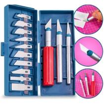 Kit Estilete De Precisão Com 13 Peças Kit Estilete De Precisão Com 13 Peças