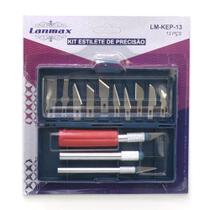 Kit Estilete de Precisão Com 13 Peças - Lanmax