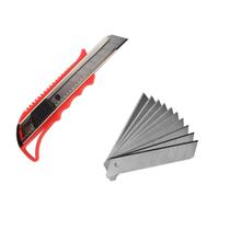 kit Estilete profissional cabo anatômico com 10 laminas kit Estilete profissional cabo anatômico com 10 laminas