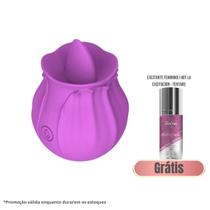 Kit Estimulador Clitoriano com Movimento Tulipa Lovetoys e Excitante Feminino I Hot La Excitación Tentare Kit Estimulador Clitoriano com Movimento Tulipa Lovetoys e Excitante Feminino I Hot La Excitación Tentare