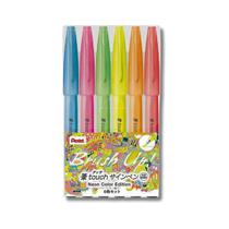 Kit Estojo 06 Caneta Pincel Brush Pen Sign Pen Brush Up - Pentel Arts Á Escolher Kit Estojo 06 Caneta Pincel Brush Pen Sign Pen Brush Up - Pentel Arts Á Escolher