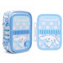Kit Estojo Amigos da Hello Kitty Com Divisória Interna Extra