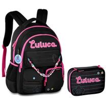 Kit Estojo Box + Mochila Luluca Oficial Soft 2025 - Clio