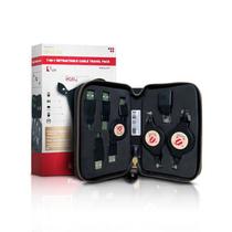 Kit Estojo com 7 Adaptadores com Cabo Retratil ENCA-CTP Encore