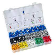 KIT Estojo Com 800 Peças De Terminais Tubulares 0.5-6mm² Estojo Para Eletrônica